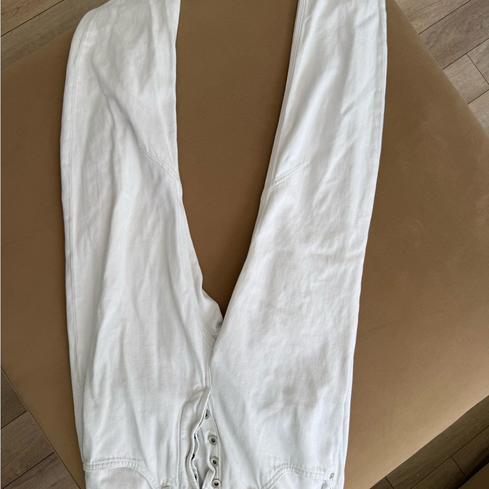 rag & bone Women's High Rise Jeans - White